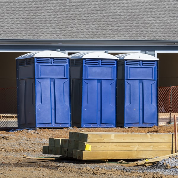 what is the expected delivery and pickup timeframe for the portable toilets in Lynn PA